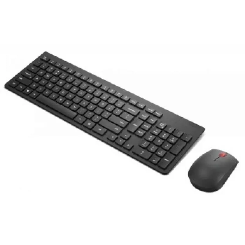 Belaidė klaviatūra ir pelė Lenovo 4X31N50746 QWERTY JAV anglų kalba juoda