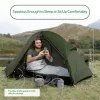 Dviračių ultralengva palapinė 1 NH18A095-D miško žalia NATUREHIKE