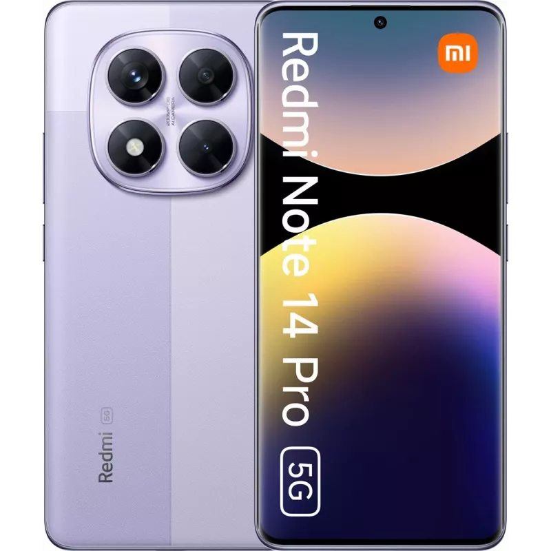 Xiaomi Redmi Note 14 Pro 5G 16,9 cm (6,67) Dual SIM USB Type-C 12/ 512 GB 5110 mAh Levandų, Violetinė