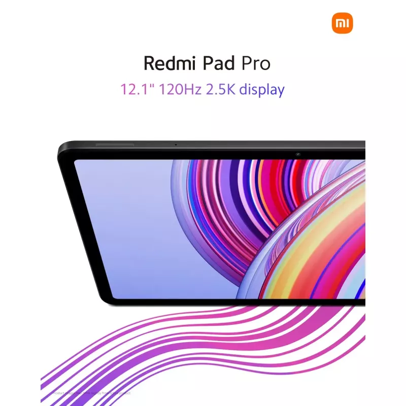 Planšetė Xiaomi Redmi Pad Pro 12,1 colio 2,5K 2560x1600 Qualcomm 7s Gen 2 6 GB RAM 128 GB grafito