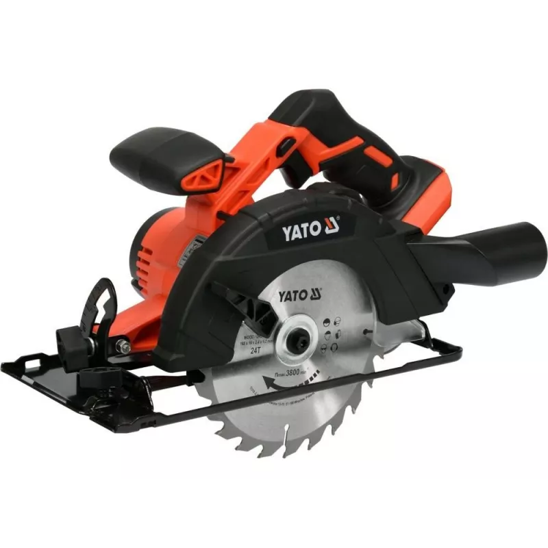 YATO DISKINIS PJŪKLAS 165mm 18V BE BATERIJŲ IR ĮKROVIKLIO
