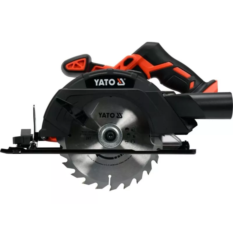 YATO DISKINIS PJŪKLAS 165mm 18V BE BATERIJŲ IR ĮKROVIKLIO