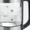 Elektrinis virdulys SEVERIN WK3458, 0,5 l, 1100 W, stiklas ir nerūdijantis plienas, 5 temperatūros nustatymai, belaidis