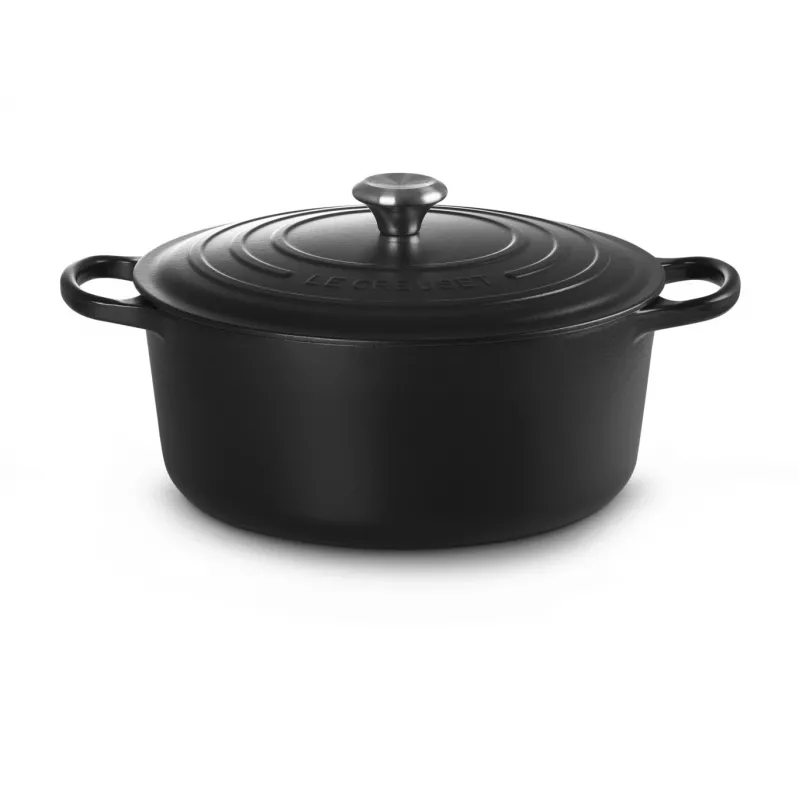 Le Creuset Signature apvalus puodas 8,1 l juodas 30 cm