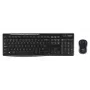 Logitech MK270 - Standartinė - Belaidė - Radijo dažnio belaidė - Juoda - Su pele