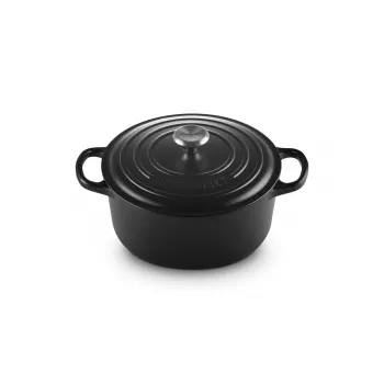 Le Creuset Signature 3,3 L apvalus juodas