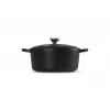 Le Creuset Signature 3,3 L apvalus juodas