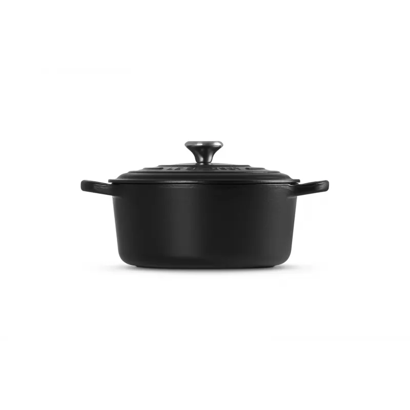 Le Creuset Signature 3,3 L apvalus juodas