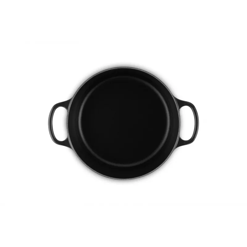 Le Creuset Signature 3,3 L apvalus juodas