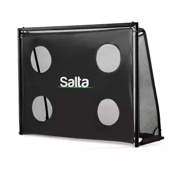 Laisvai stovintys futbolo vartai Salta 5125 vaikams juodi 220x80x170 cm