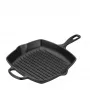 Le Creuset Signature kvadratinė grilio keptuvė 26 cm, matinė juoda (20183260000422)