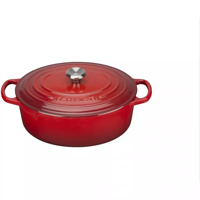 Le Creuset Signature Roaster oval 27 cm kirschrot