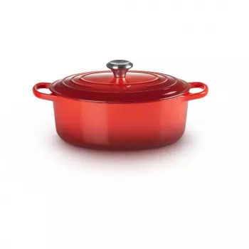 Le Creuset Signature Roaster oval 29 cm kirschrot