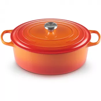 Le Creuset Signature ovali kepimo skarda 33 cm orkaitės raudona (21178330902430)