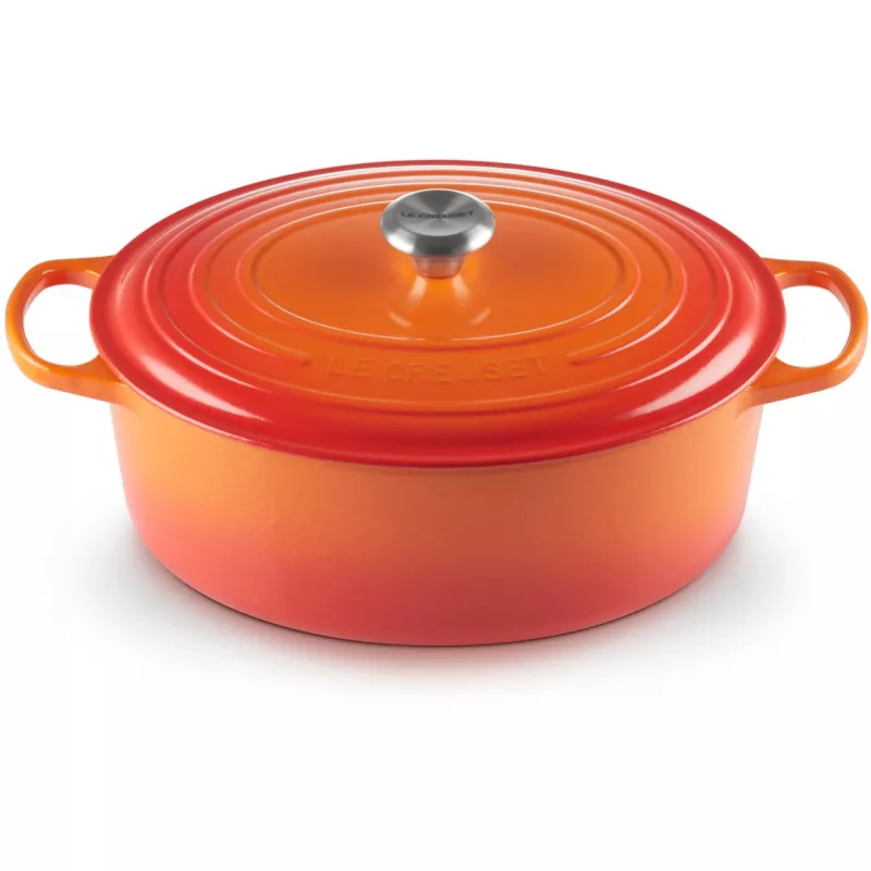 Le Creuset Signature ovali kepimo skarda 33 cm orkaitės raudona (21178330902430)