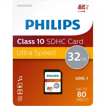 „Flash Memory Philips 32GB UHS-I FM32SD45B/10“