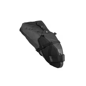 Sėdynės stulpo dviračio krepšys TOPEAK BackLoader X 15L juodas – galinis sėdynės stulpo bagažinės krepšys, 15 l talpa