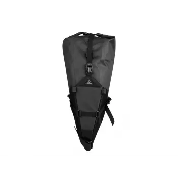 Sėdynės stulpo dviračio krepšys TOPEAK BackLoader X 15L juodas – galinis sėdynės stulpo bagažinės krepšys, 15 l talpa