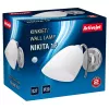 Sieninis šviestuvas ActiveJet NIKITA nikelis E27 vienos lemputės, apvalus metalinis gaubtas, IP20, 220–240 V, maks. 60 W