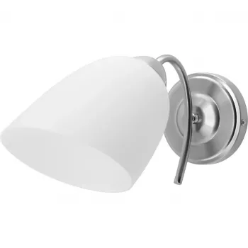 Sieninis šviestuvas ActiveJet NIKITA nikelis E27 vienos lemputės, apvalus metalinis gaubtas, IP20, 220–240 V, maks. 60 W
