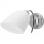 Sieninis šviestuvas ActiveJet NIKITA nikelis E27 vienos lemputės, apvalus metalinis gaubtas, IP20, 220–240 V, maks. 60 W