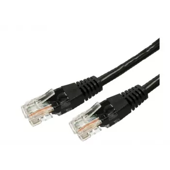Pleistrinis kabelis AKTBXKS6U100B10 RJ45 Cat.6 1m juodas
