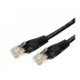 Pleistrinis kabelis AKTBXKS6U100B10 RJ45 Cat.6 1m juodas