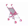 Stroller milly mally Julia Prestige Pink — lengvas kompaktiškas lėlių vežimėlis, modelis 2722