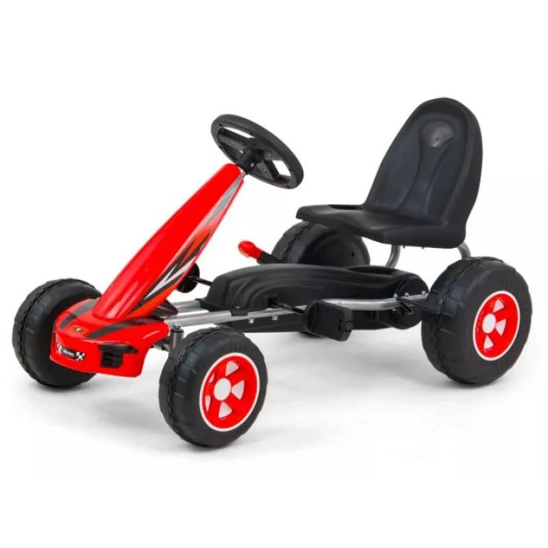 Milly Mally gocart MILLY MALLY viper raudonas 3126 lengvas dizainas - vaikiška važinėjimo mašinėlė