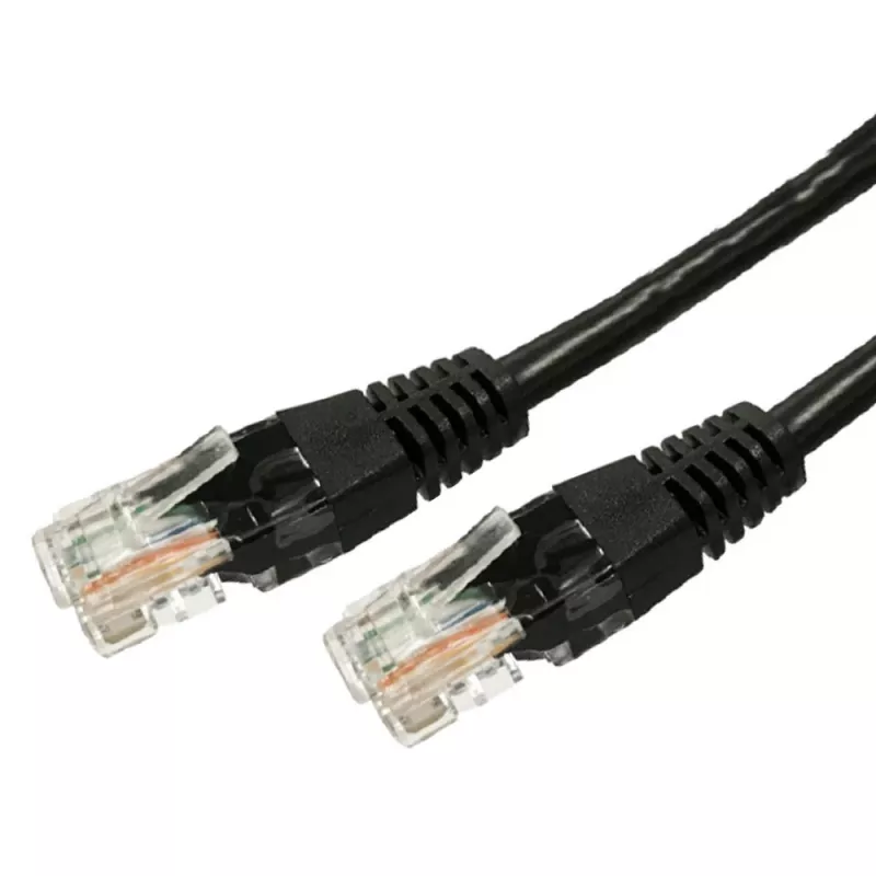 Kabelis Patchcord kat.6 RJ45 UTP 7,5 m juodas