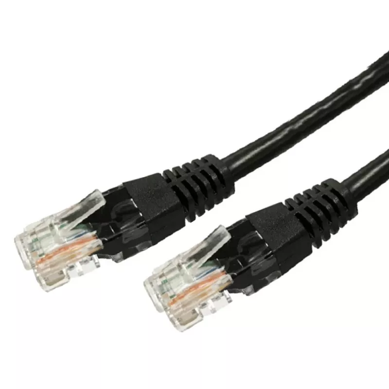 Kabelis Patchcord cat.6A RJ45 UTP 2m. juodas