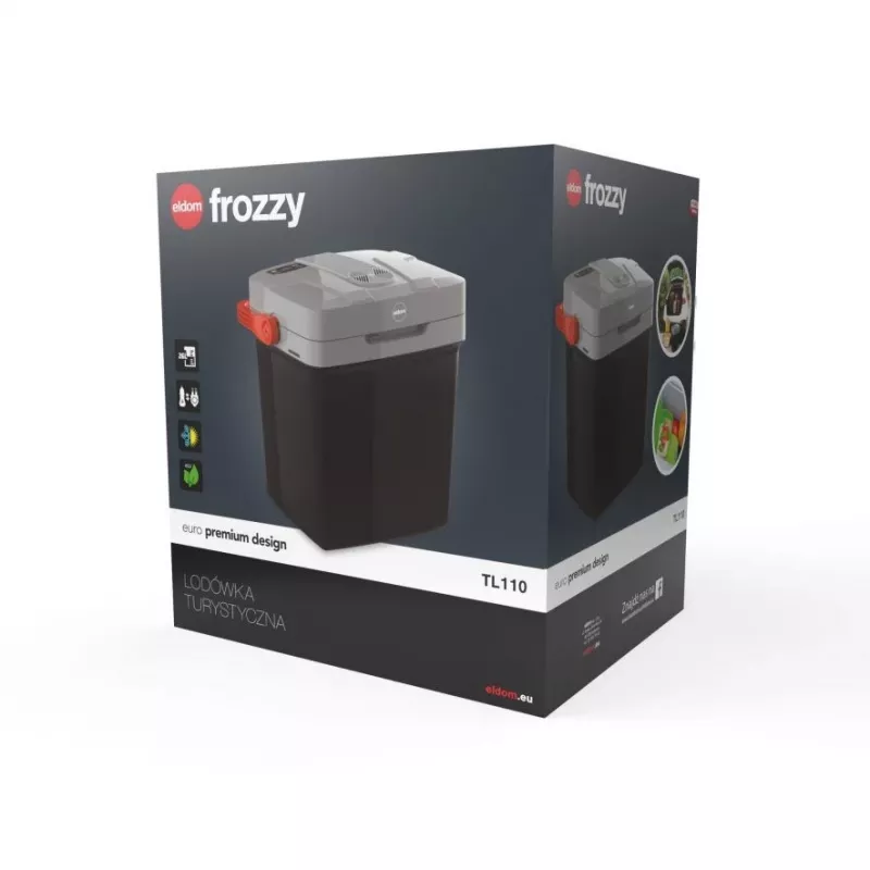 ELDOM FROZZY kelioninis šaldytuvas 26 l, aušinimo ir šildymo funkcija, 12V/240V