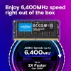 Nešiojamojo kompiuterio atmintis DDR5 CSODIMM 32 GB (1×32 GB) / 6400 CL52