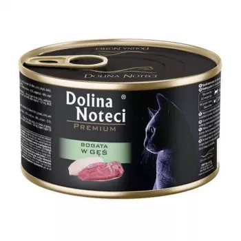 DOLINA NOTECI Premium Rich in goose - šlapias kačių maistas - 185g
