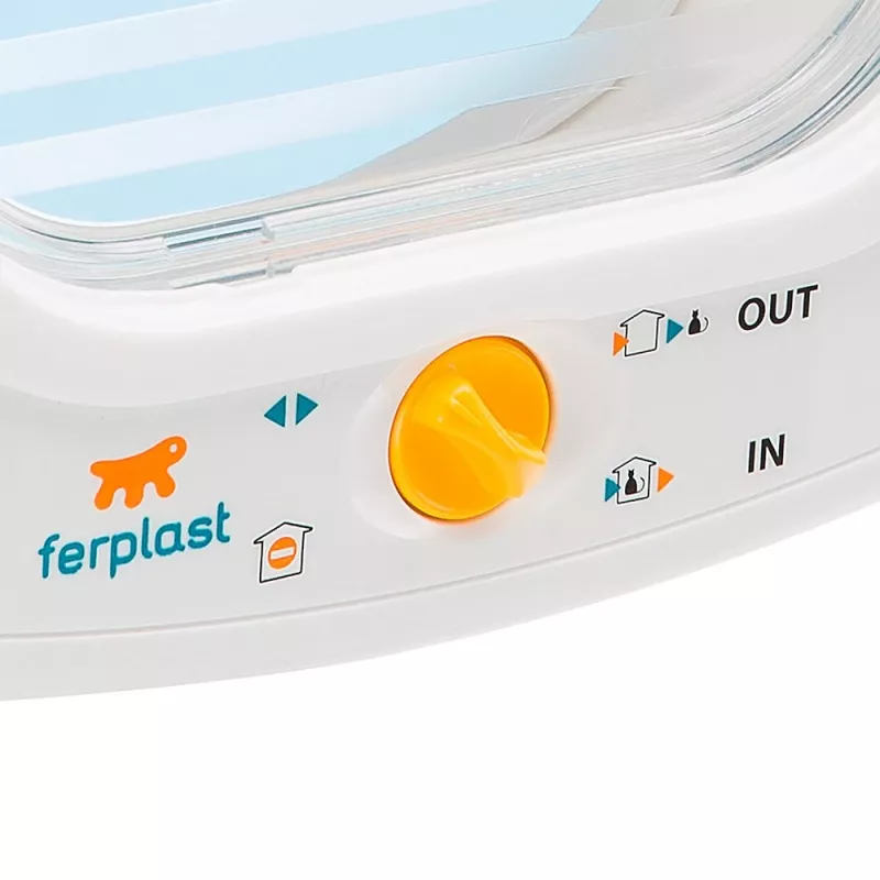 FERPLAST Swing 9 - durys vidutiniams šunims ir didelėms katėms, baltos