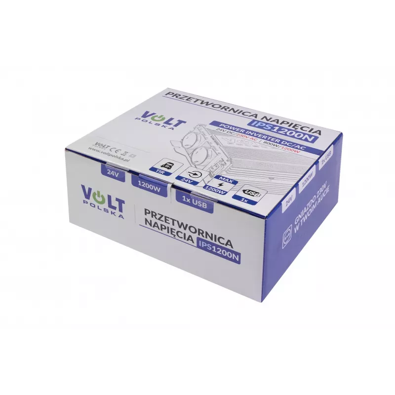 Volt 800/1200W 24V į 230V keitiklis modelis 20039