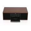 Mini bokštelio muzikinė sistema JVC RD-E761, 2x8W RMS, Bluetooth 4.2, USB, CD, FM, medinis korpusas, juoda