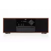 Mini bokštelio muzikinė sistema JVC RD-E761, 2x8W RMS, Bluetooth 4.2, USB, CD, FM, medinis korpusas, juoda