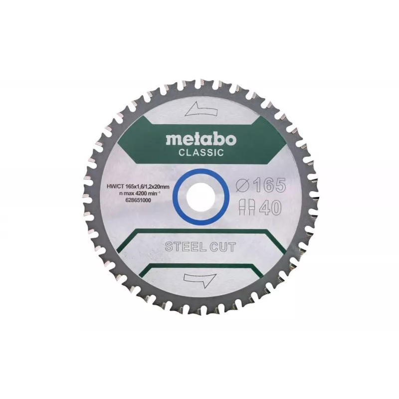 Diskinis pjūklo peilis Metabo 628651000 16,5 cm metalui