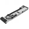 Nešiojamasis stovas su integruotu dokais Dokas + nešiojamojo kompiuterio laikiklis USB-C 3.2 Gen 1 Thunderbolt 3
