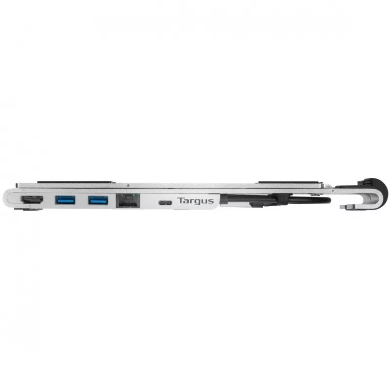 Nešiojamasis stovas su integruotu dokais Dokas + nešiojamojo kompiuterio laikiklis USB-C 3.2 Gen 1 Thunderbolt 3