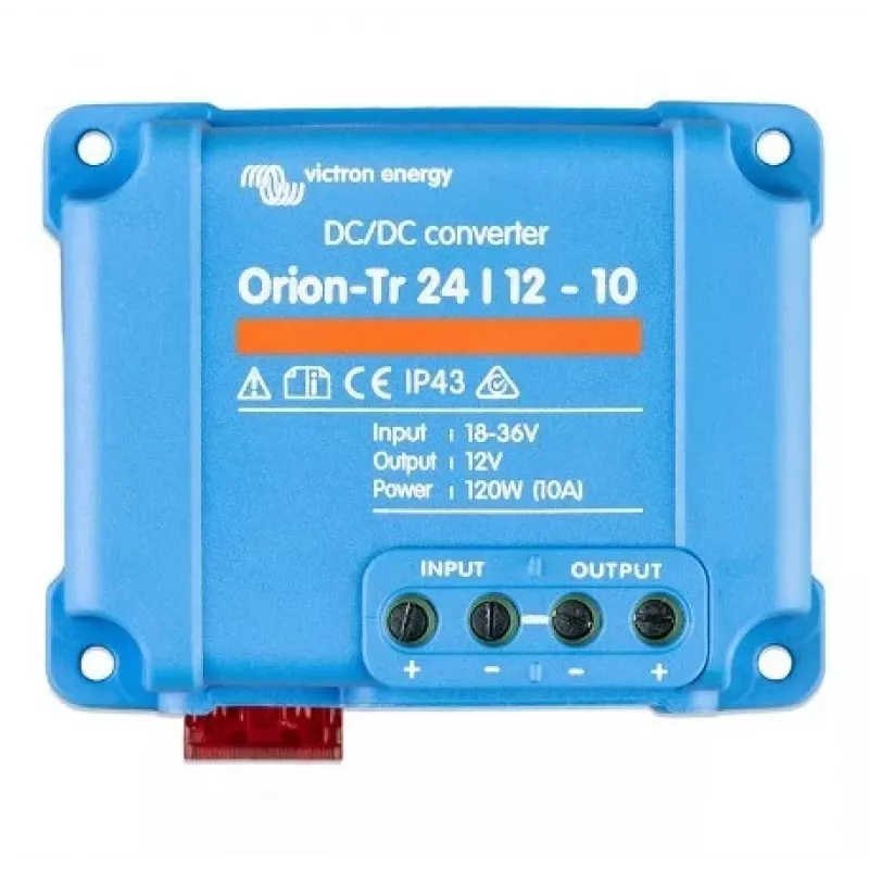 DC-DC keitiklis Victron Energy Orion-Tr 24/12-10 120W neizoliuotas, 24V į 12V, 10A