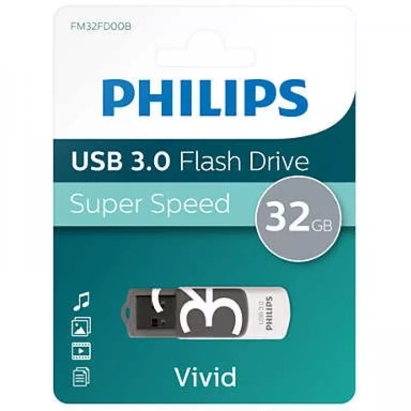 USB atmintinė Philips 32 GB USB Type-A 3.2 Gen 1 FM32FD00B