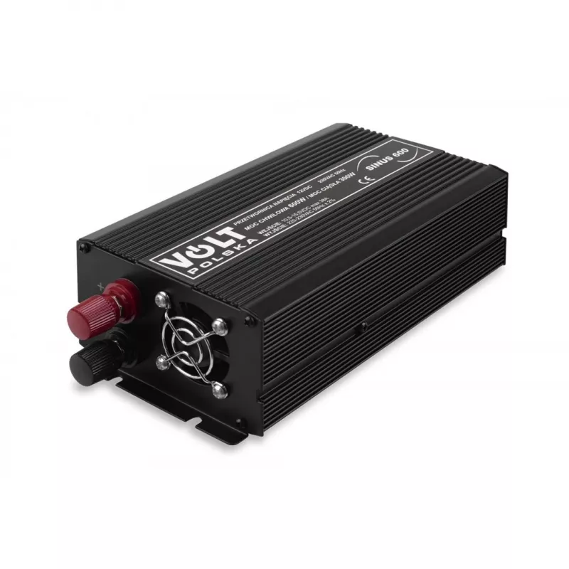 Maitinimo inverteris Volt SINUS-600 12V į 230V 300W nuolatinė galia 600W didžiausia galia