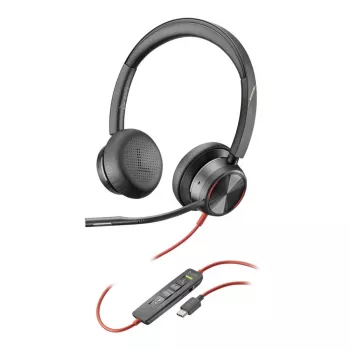 Poly Juodawire 8225 stereofoninis ausinių komplektas - ant ausies - USB-C, laidinis (214407-01)
