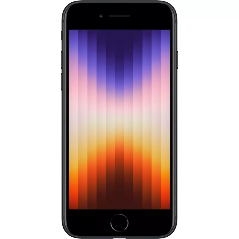 iPhone SE (2022), 11,94 cm (4,7 colio), 64 GB, 5G, juoda