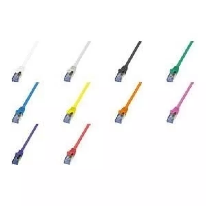 LogiLink PrimeLine - komutacinis kabelis - RJ-45 (V) į RJ-45 (V) - 2 m - SFTP, PiMF - CAT 6a - be halogenų - rožinis
