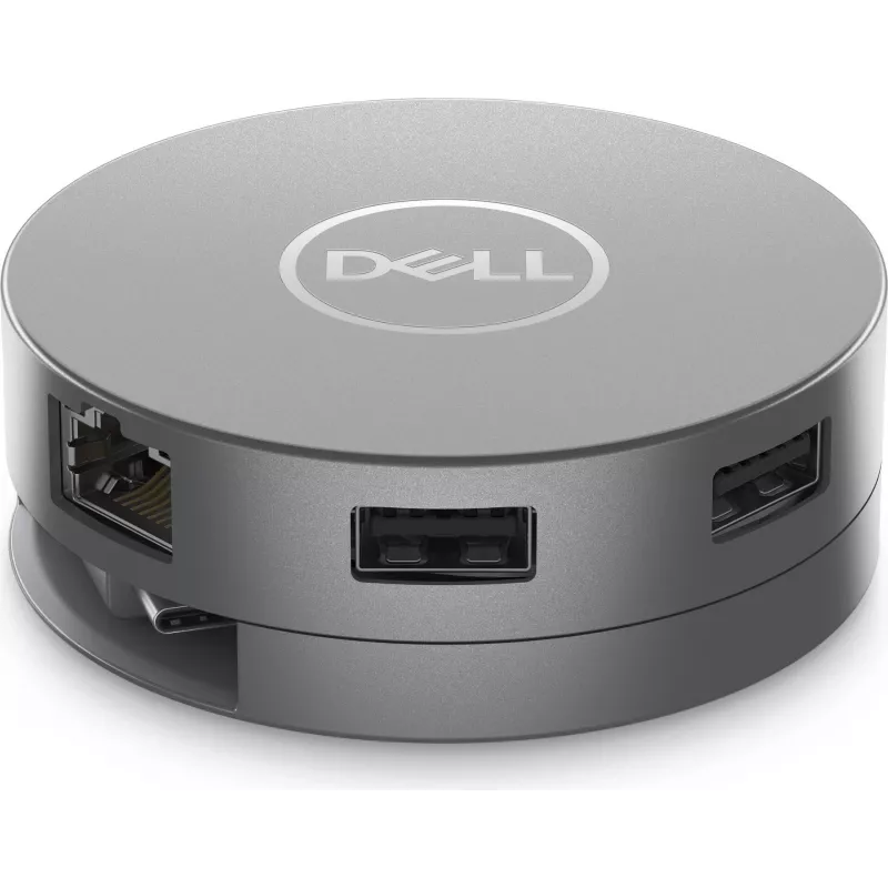 DELL 6-in-1-USB-C-Multiport-Adapter - DA305 - Wired - USB 3.2 Gen 2 (3.1 Gen 2) Type-C - 10,100,1000 Mbit/s - Sidabrinė - 3840 x 2160 Pixel - Dell (5H1R0)