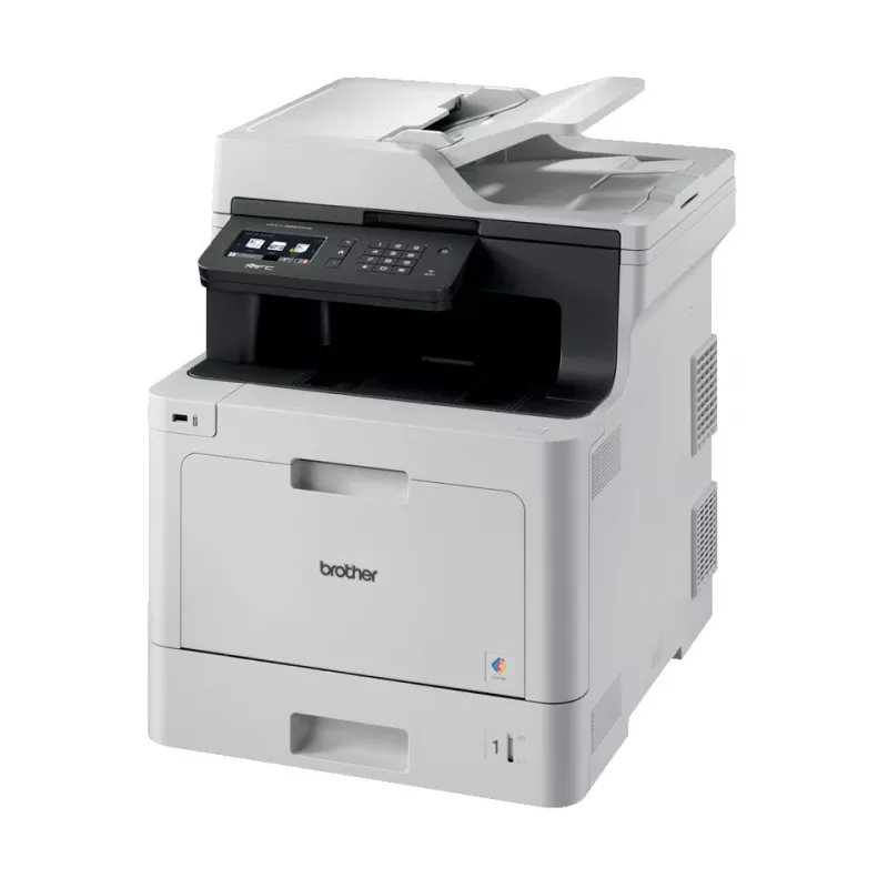 Daugiafunkcis lazerinis spausdintuvas Brother MFC-L8690CDW — A4 spalvotas, 2400×600 dpi, 31 ppm, dvipusis, Wi‑Fi