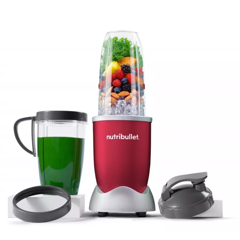 NutriBullet NB907R 0,9 L virimo blenderis 900 W raudona, sidabrinė